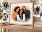Custom family portrait transformation example